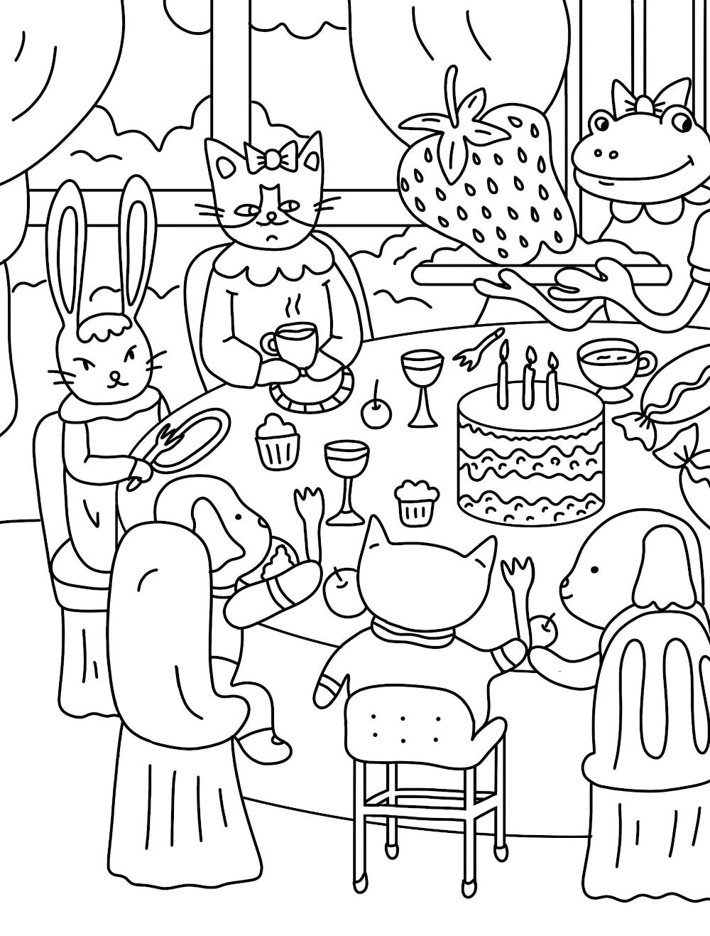 Маленькие миры. Волшебная раскраска для уютных вечеров