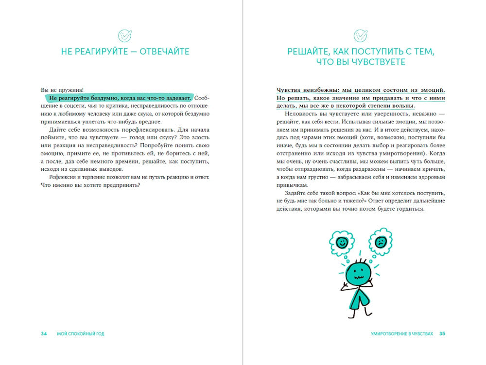 Мой спокойный год: Техники для приведения в порядок своих чувств, мыслей и поступков