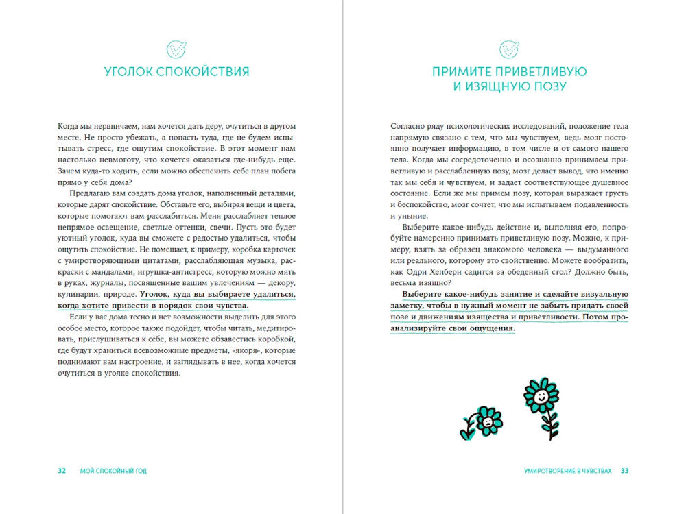 Мой спокойный год: Техники для приведения в порядок своих чувств, мыслей и поступков