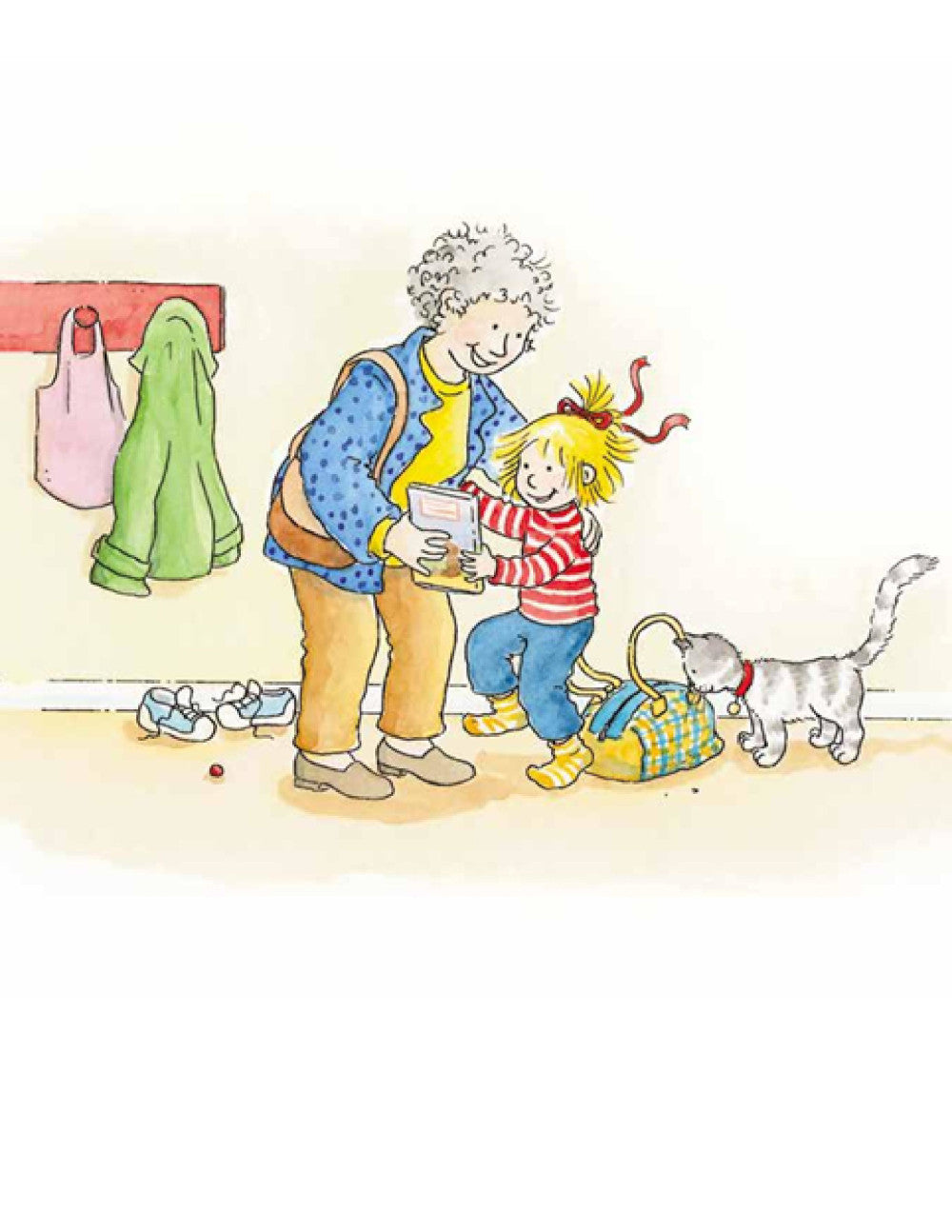 Конни читает