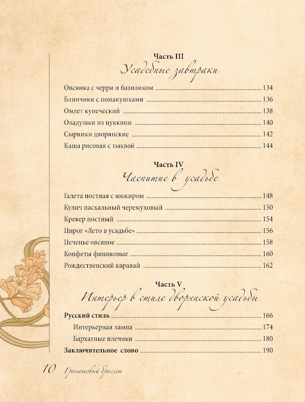 Гранатовый браслет. Декор, аксессуары, рецепты