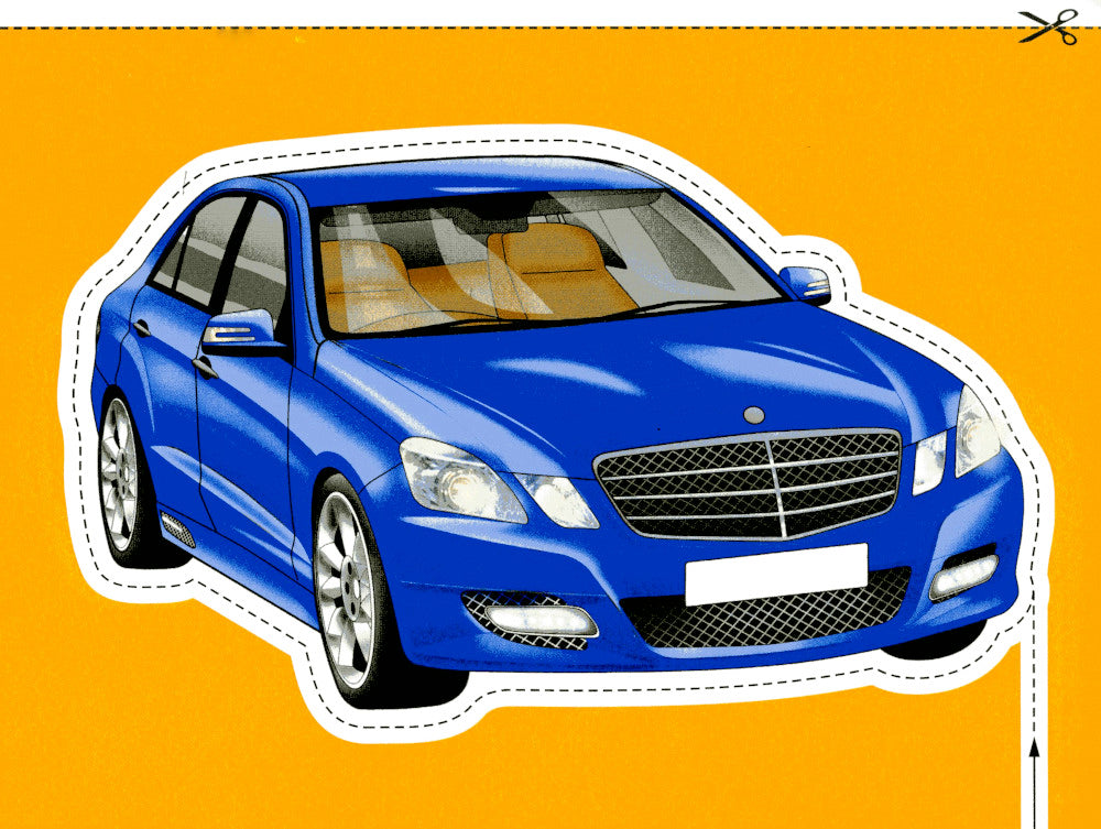 Автомобили 2+. Вырезалки