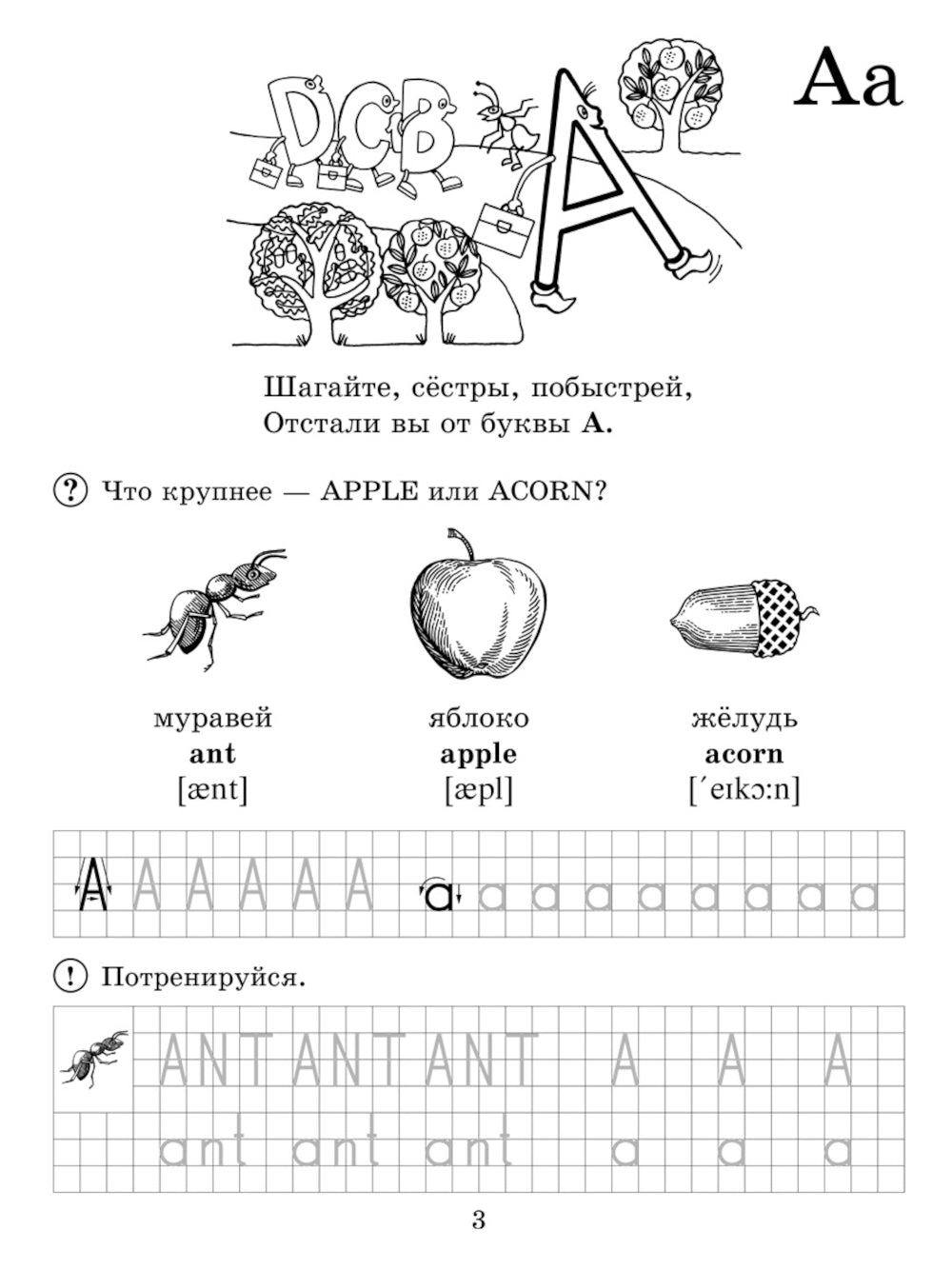 Английский язык: Основы чтения и письма. Буквы, звуки и первые слова. 1 год обучения
