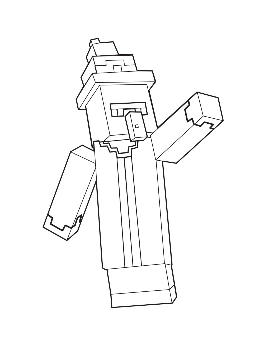 Самая кубическая раскраска Майнкрафт. Супер пиксельное приключение