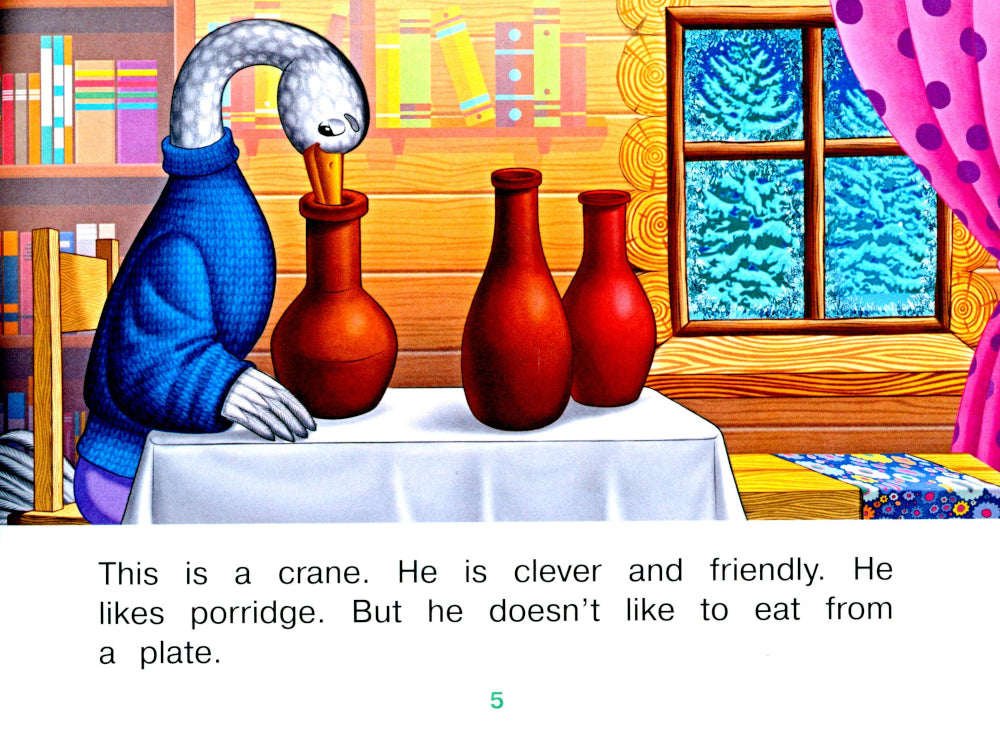 The Fox and the Crane = Лиса и журавль. (книга на англ. яз.)