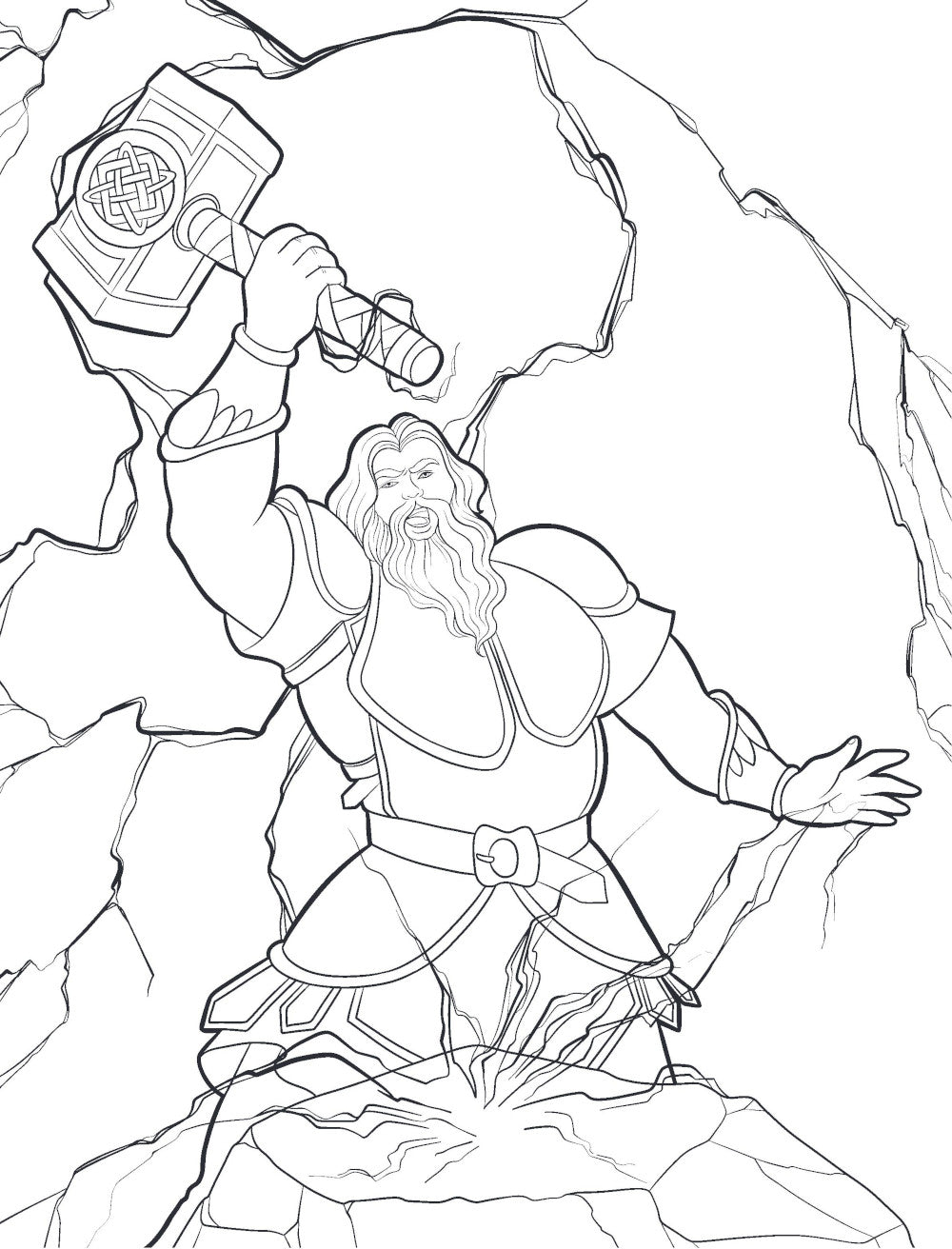 Герои славянских мифов. Познавательная раскраска