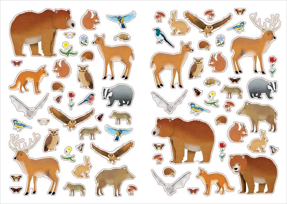 Моя книга наклеек. Природа (более 300 наклеек)