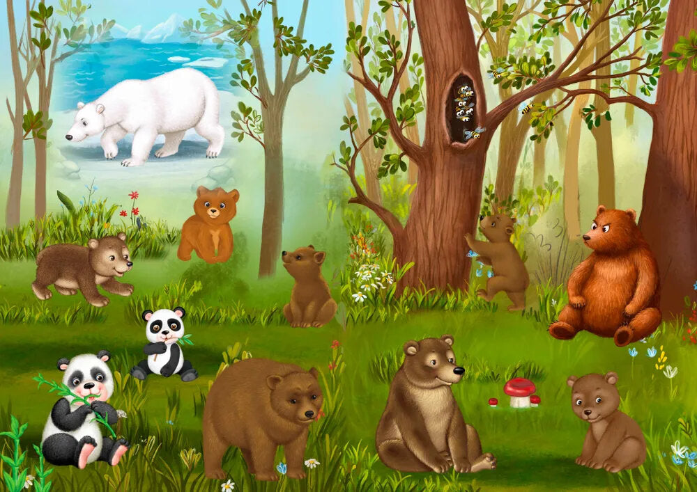 Книга с наклейками и заданиями. Такие разные животные (более 200 наклеек)