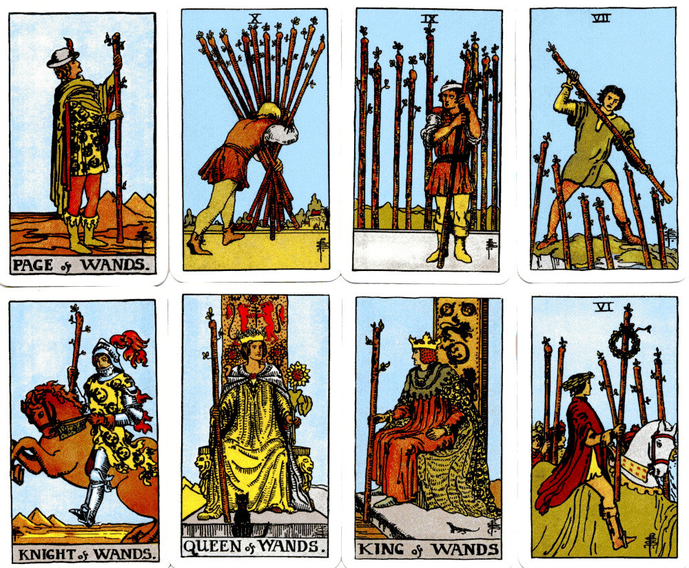 Оригинальное Таро Уэйта 1910 года: мини-колода (78 карт + 1 пустая)