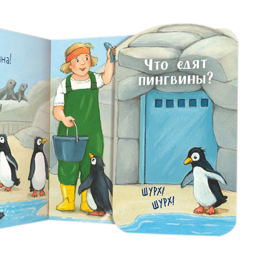 Coucou ! Qu'est-ce que le zoo?: книжка-раскладушка