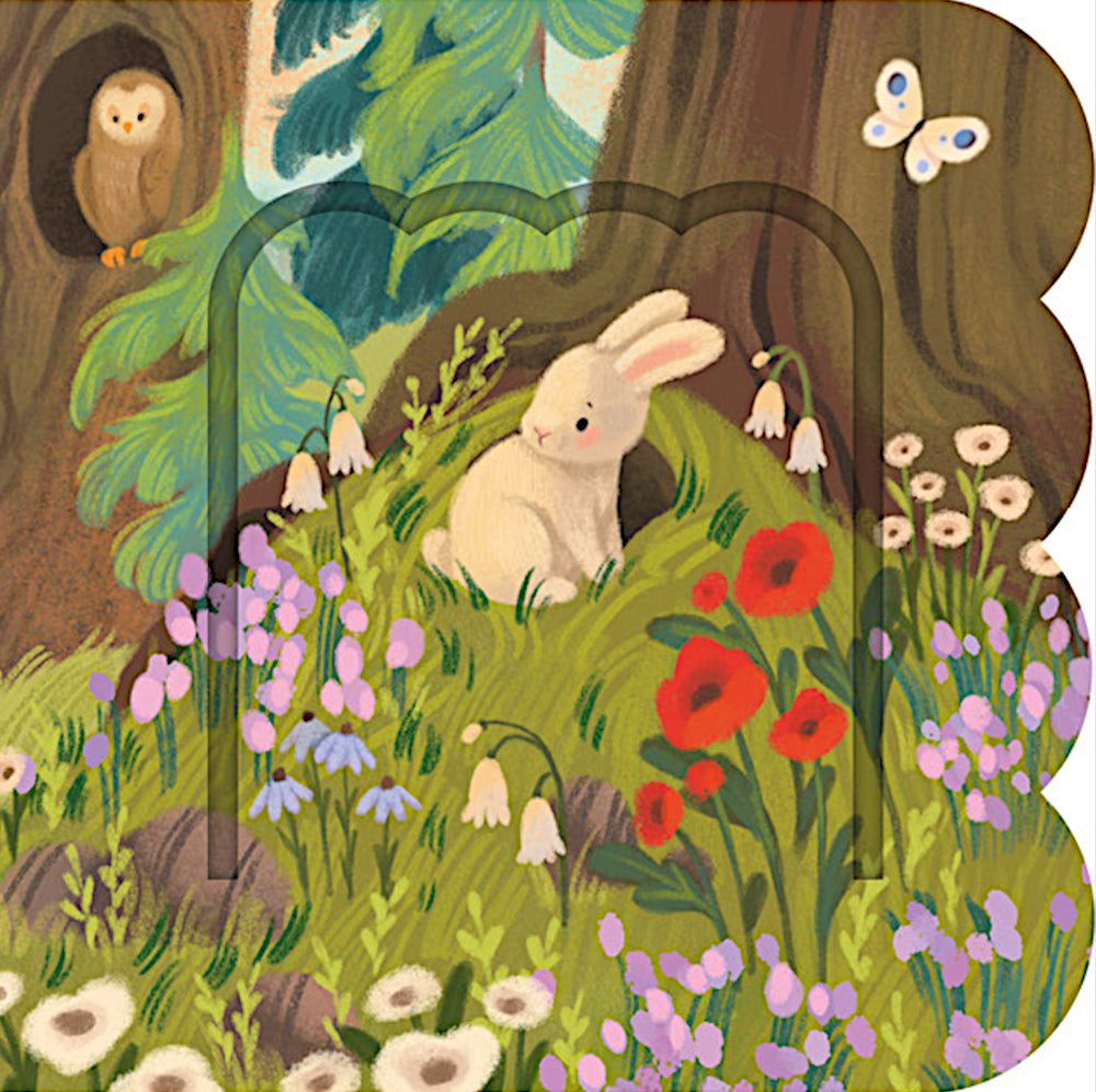 Лес: книжка с окошками