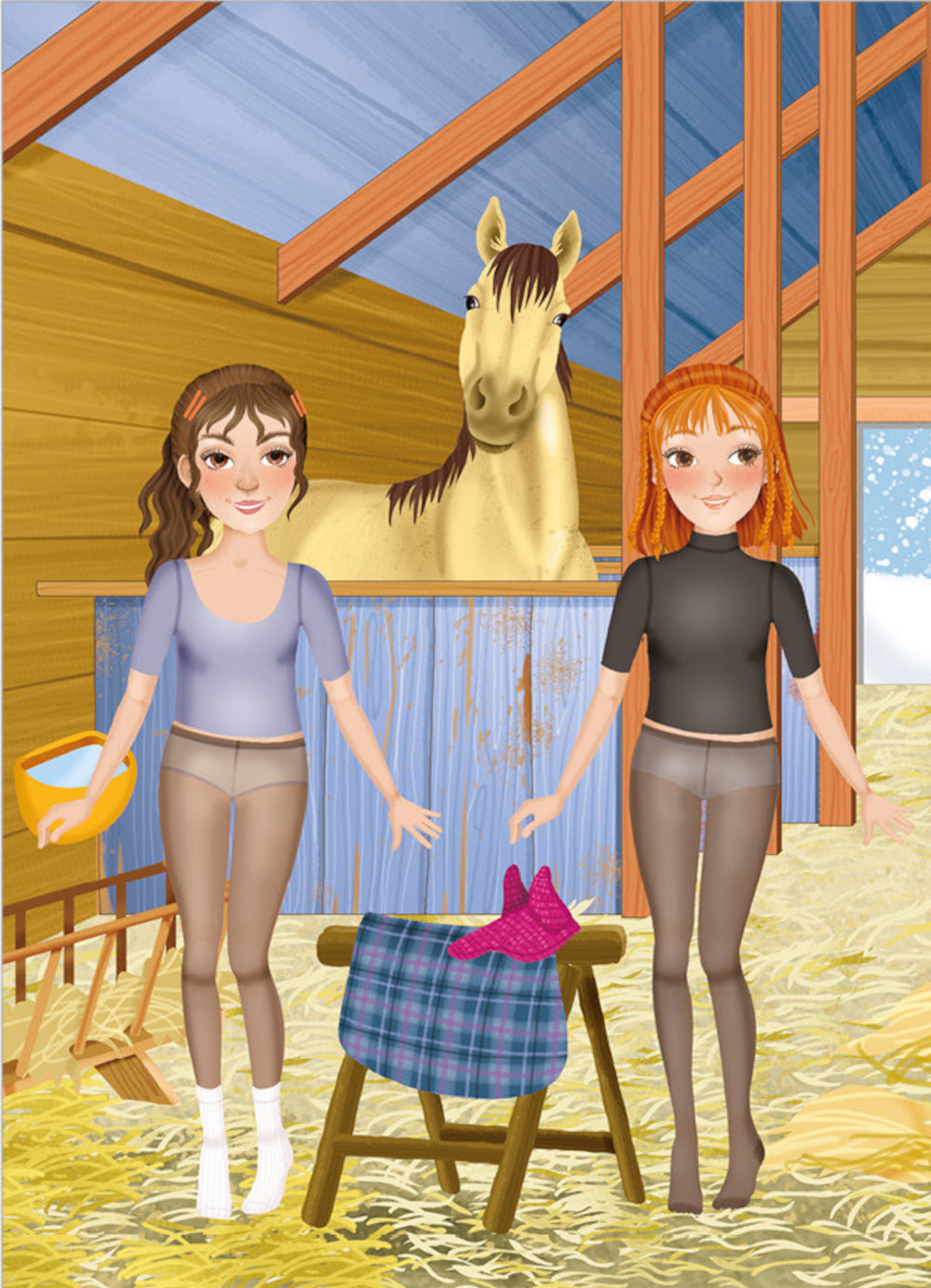 Лошадки: наряди куколку (+ 50 наклеек)