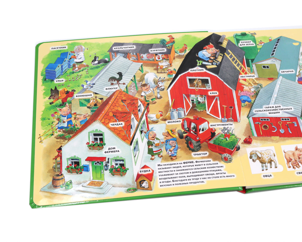 100 окошек для малышей: На ферме и на море (комплект из 2-х книг)