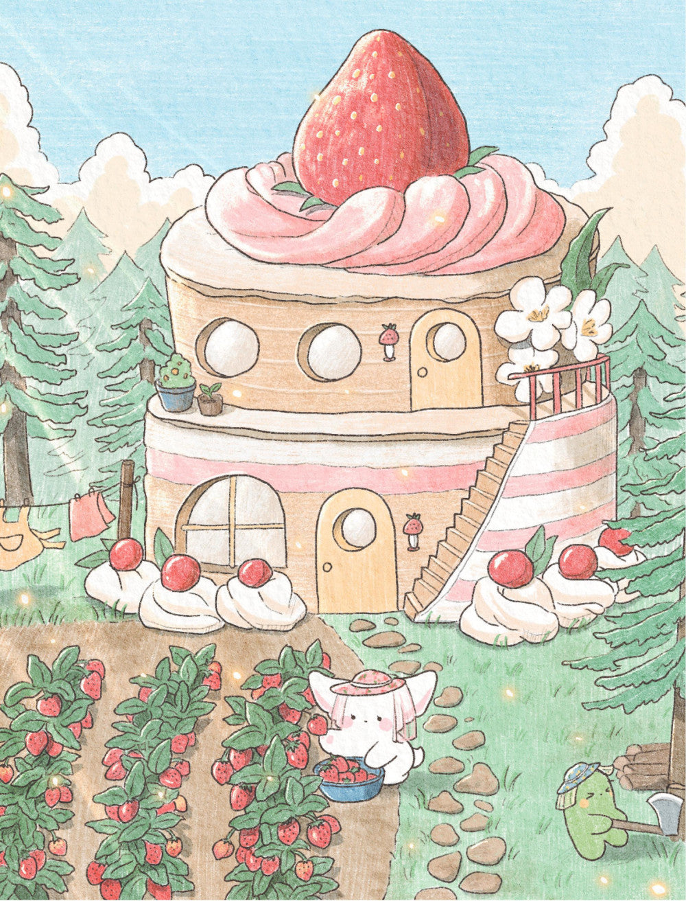 Волшебное путешествие лисенка Соговы. Раскраска от популярной корейской художницы