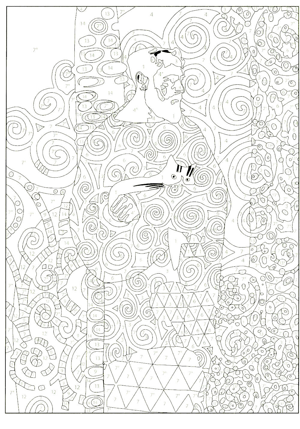 Рисую как великий художник (комплект из 3-х двусторонних раскрасок)