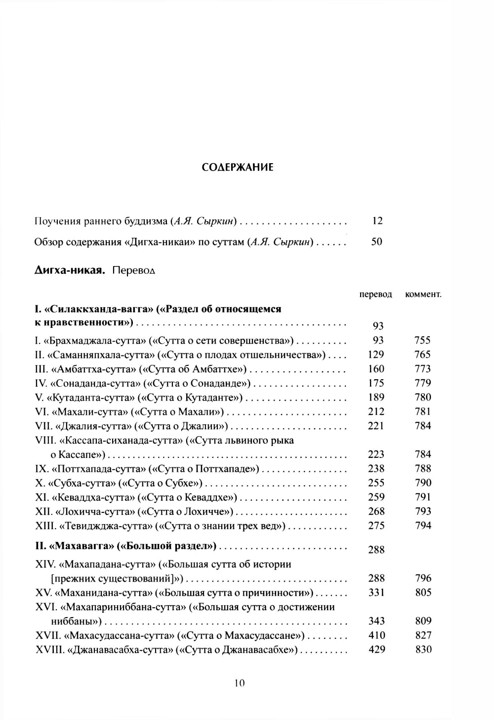 ДИГХА-НИКАЯ (Собрание длинных поучений)