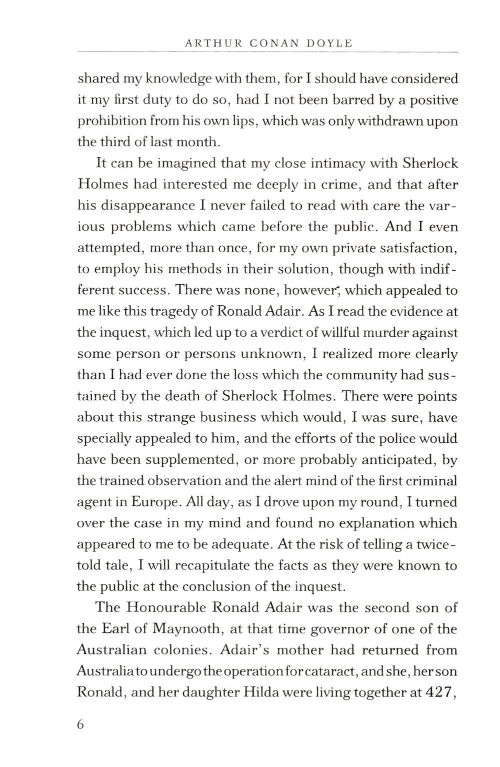 The Return of Sherlock Holmes