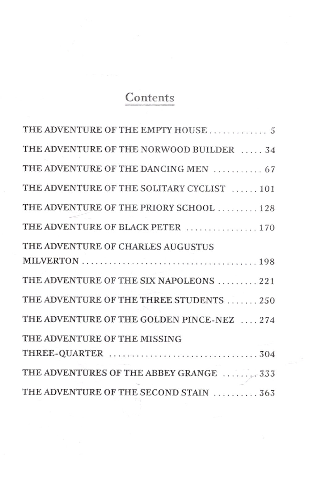 The Return of Sherlock Holmes