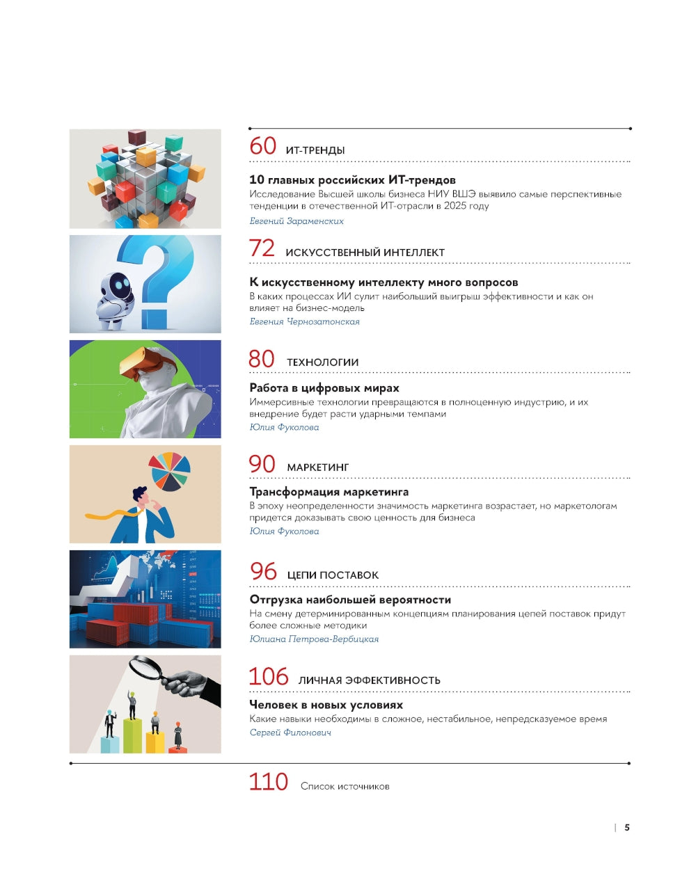 Главные идеи -2025: сборник информационно - аналитических статей