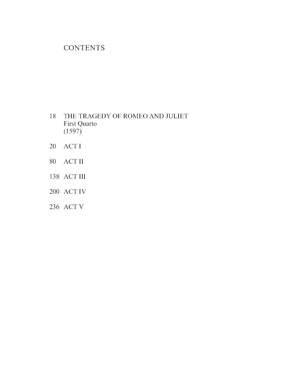 La tragédie de Rome et de Julie. Первое кварто