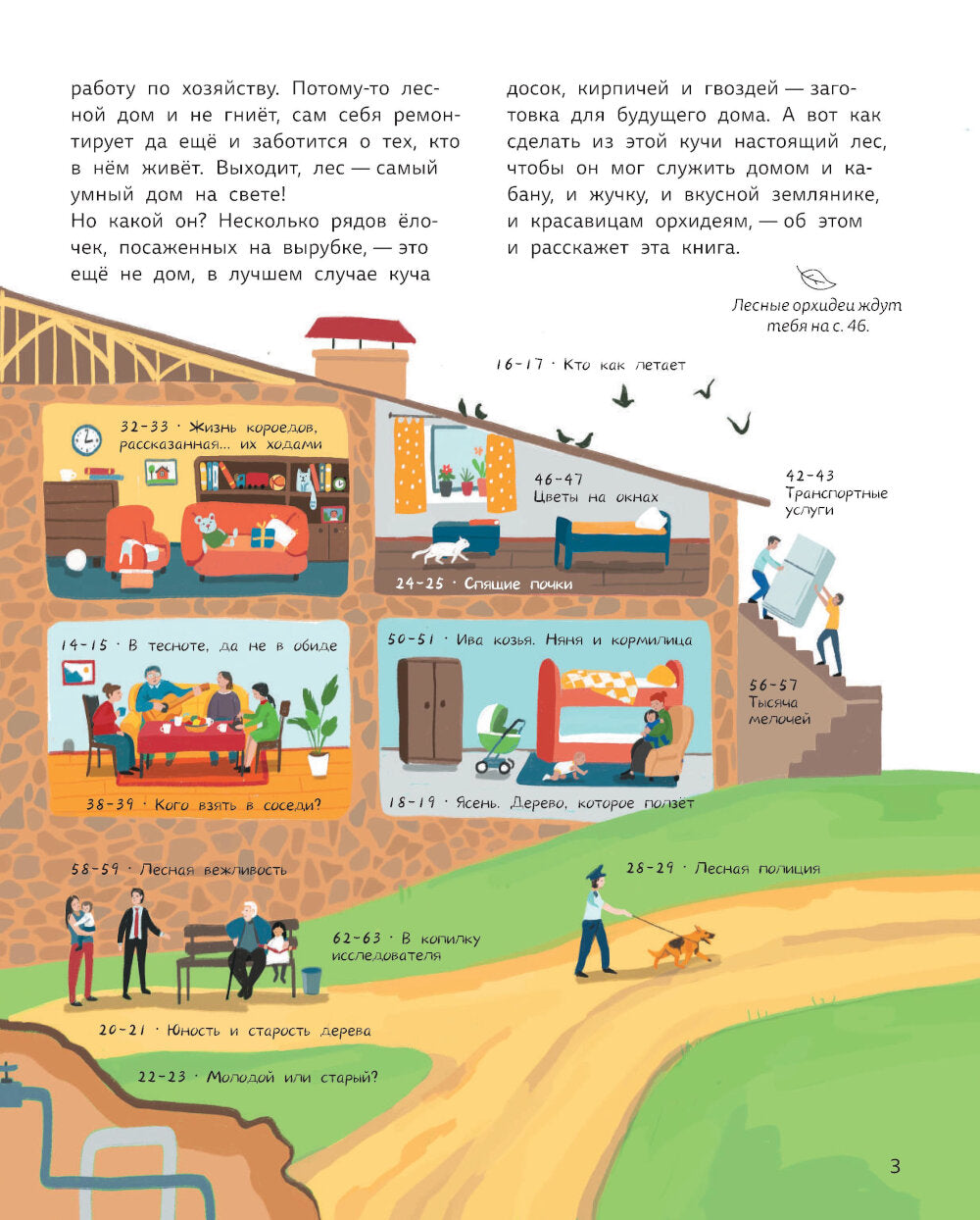 Les. Notre maison familiale est à la maison