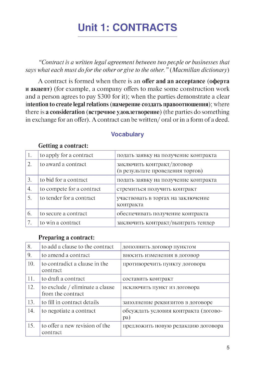 Английский язык для юристов: основы составления контрактов=Contracts Basic: Учебное пособие