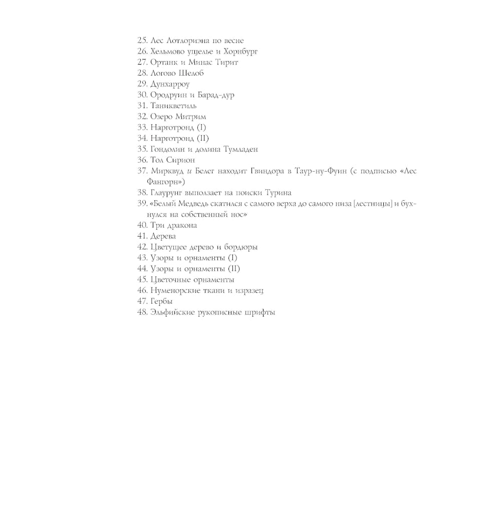 Рисунки Дж. Р. Р. Толкина