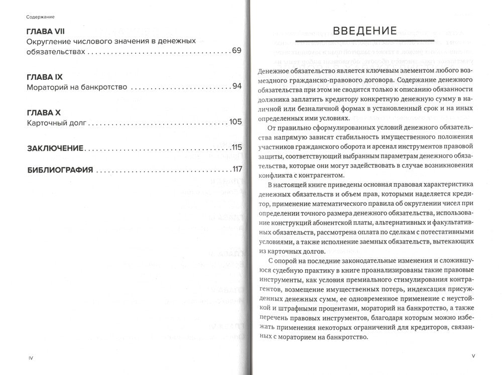Правовая конструкция денежного обязательства