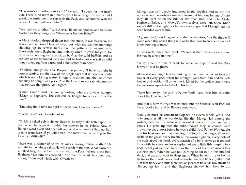 The Jungle Bookk = Книга джунглей: на англ.яз