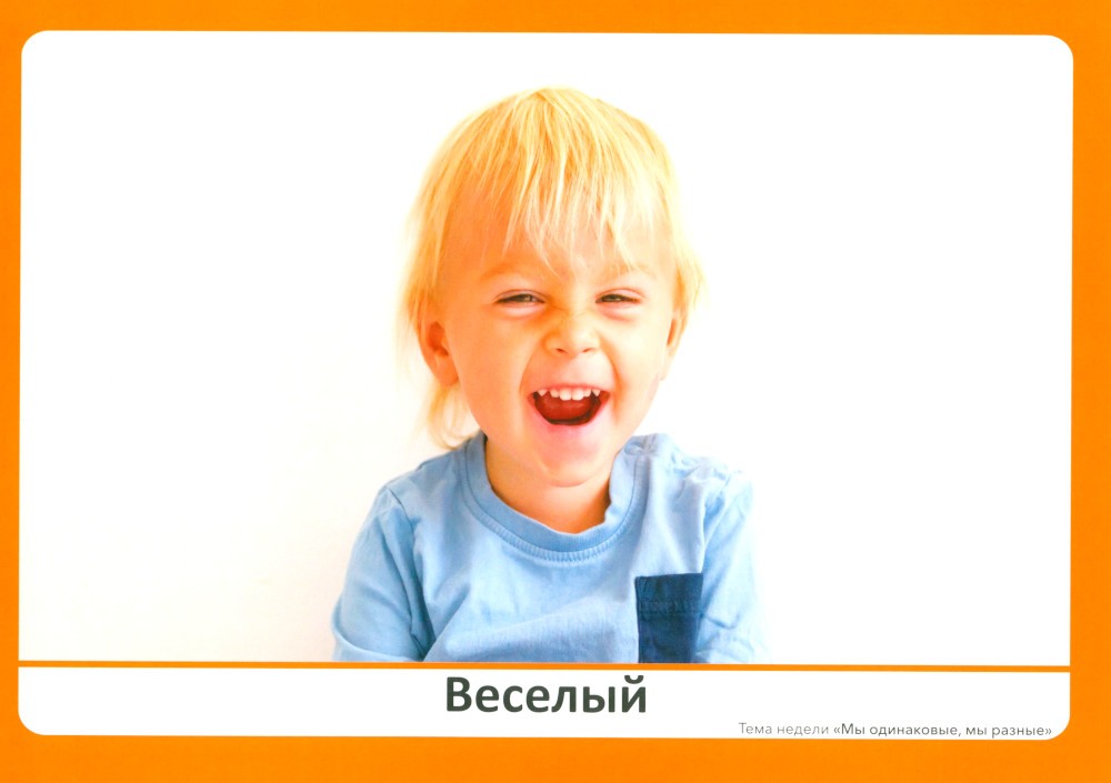 Наглядно-дидактический материал к теме "Мы одинаковые, мы разные". 3-5 лет