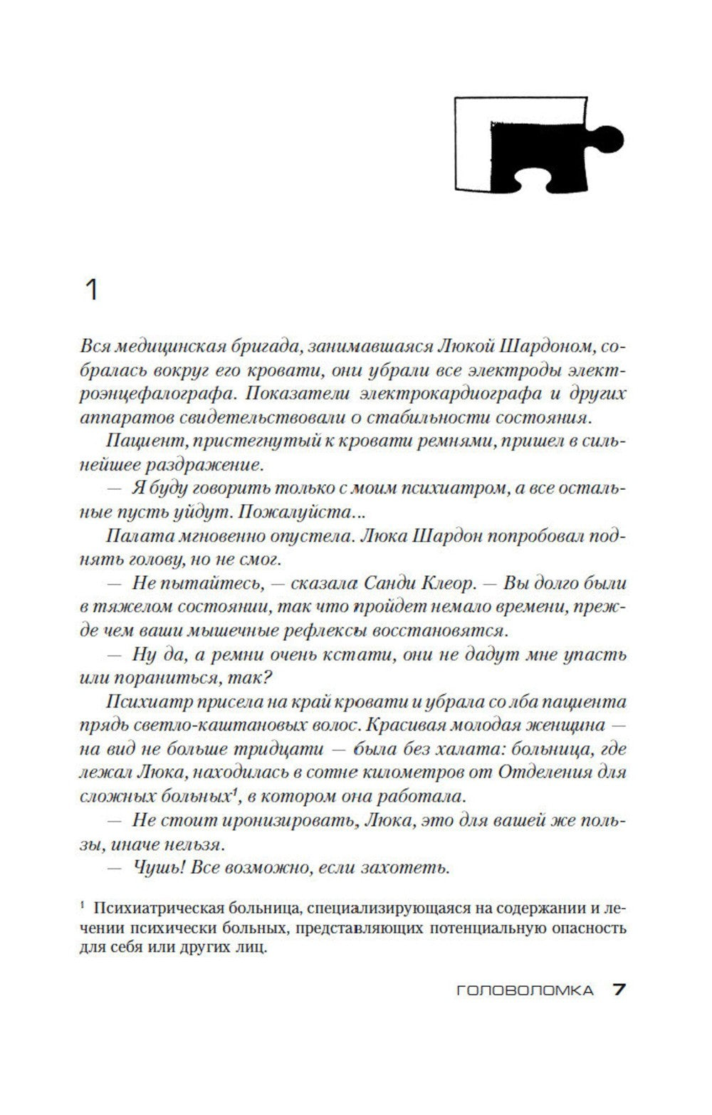 Головоломка: роман