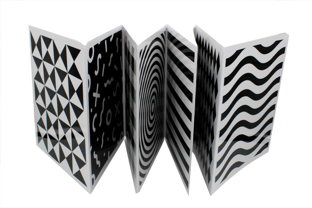 Развиваем зрение до 1 года: книжка-гармошка