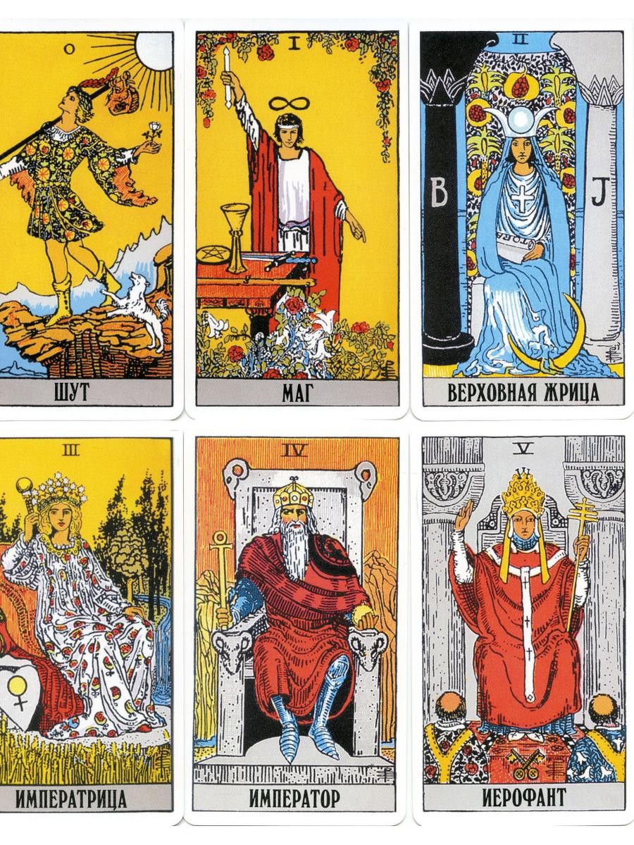Классическое Таро Уэйта (78 карт + 2 пустые)