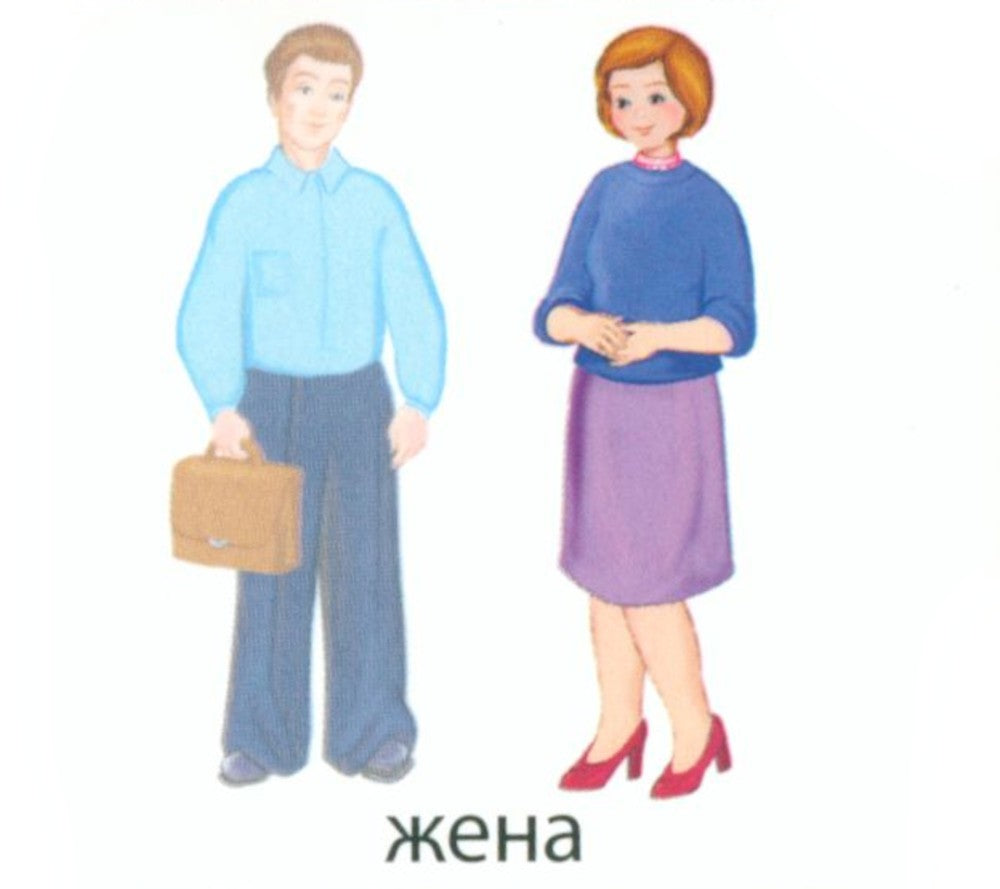 Запоминай английские слова FAMILY • СЕМЬЯ (комплект из 2-х наборов карточек)