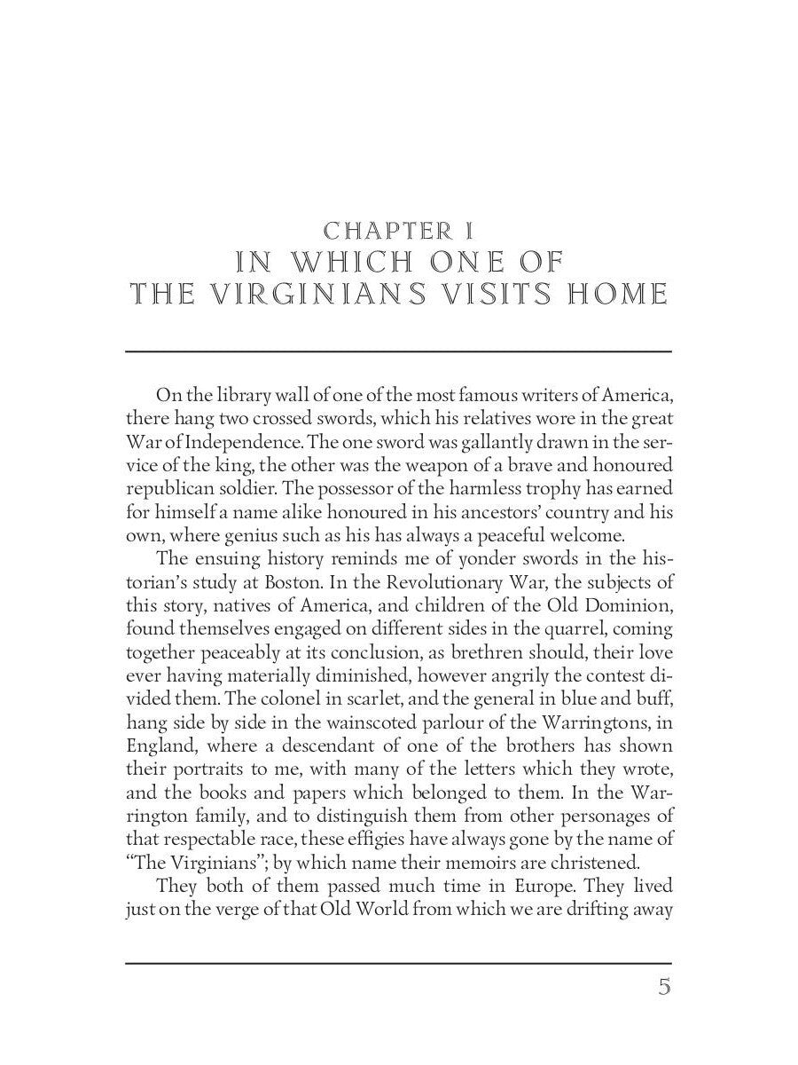 The Virginians 1 = Виргинцы: рассказ о последнем веке 1: на англ.яз