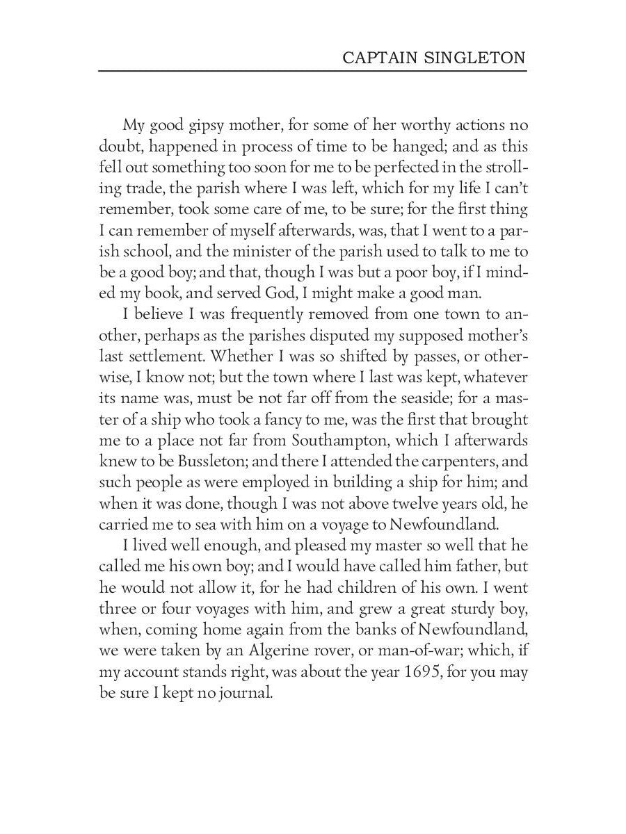 Captain Singleton = Капитан Синглетон. Т. 10: на англ.яз