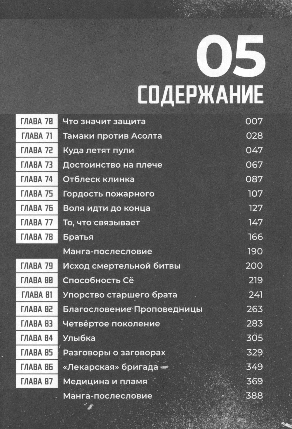 Бригада пылающего пламени. Т. 5: манга