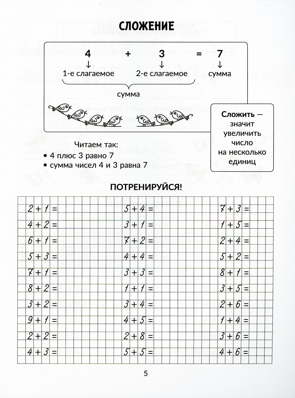 Все правила математики с наглядными примерами, контрольными и тренировочными ...