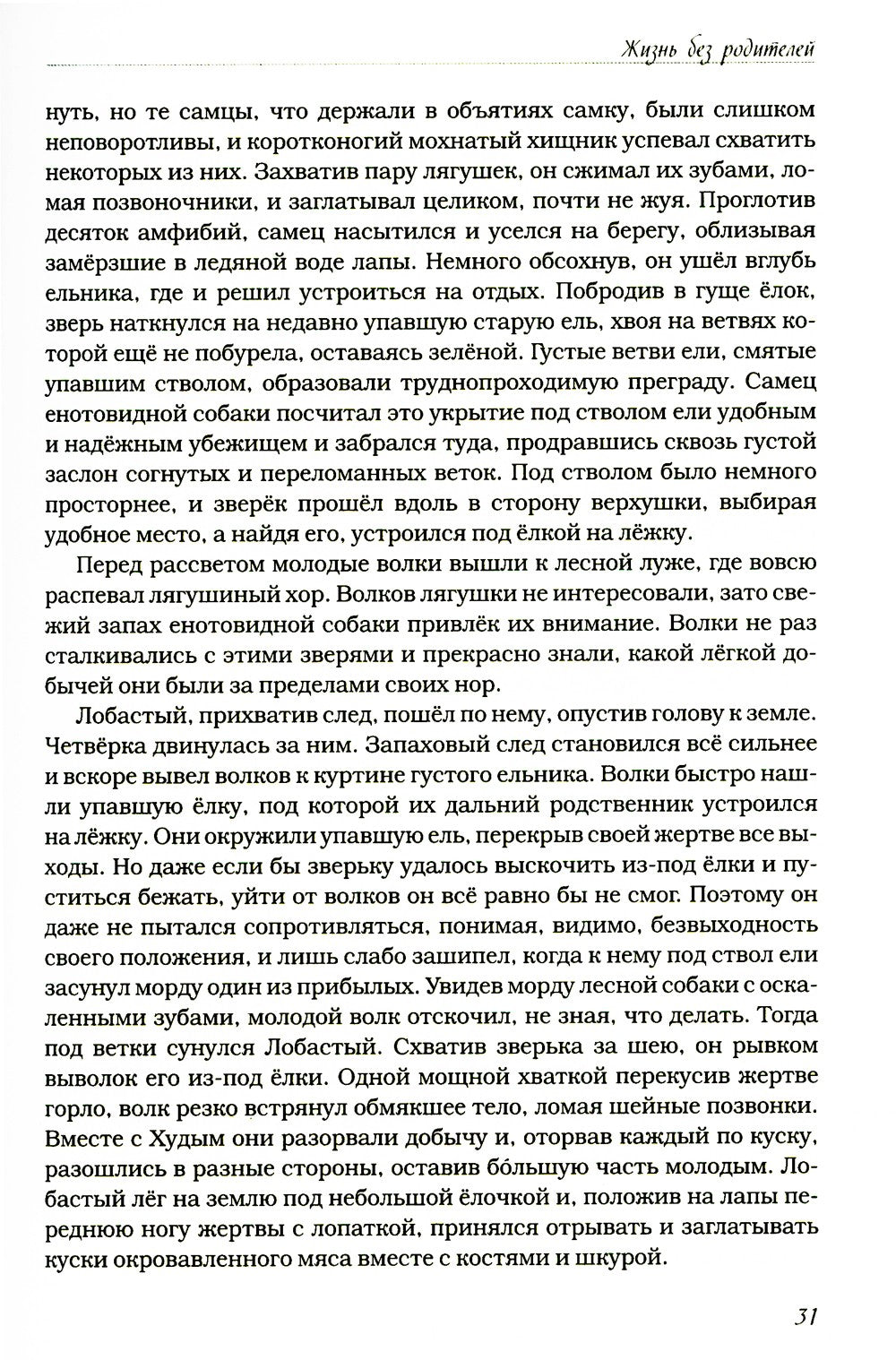 Волчьими тропами. Лесная быль