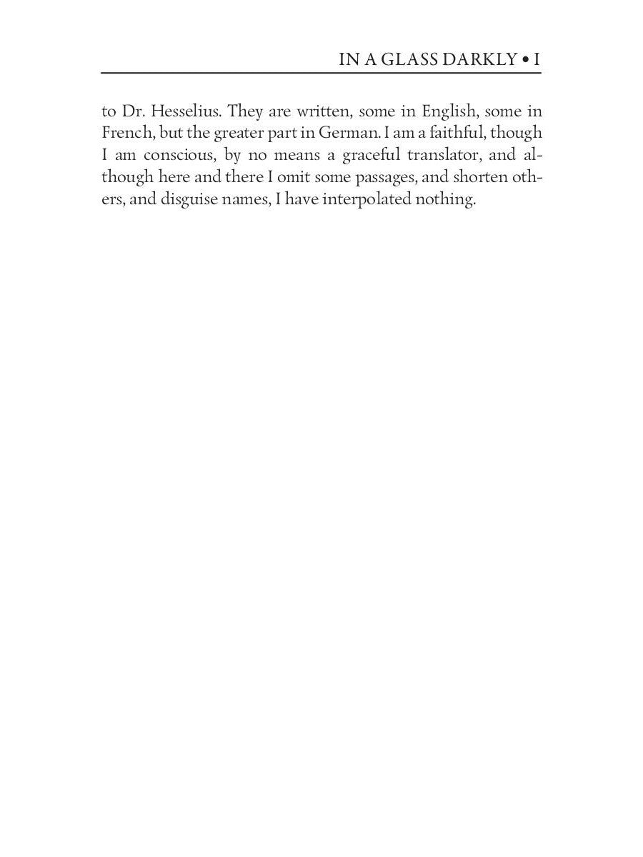 In a Glass Darkly 1. Green Tea, The Familiar _ Mr. Justice Harbottle = Сквозь...