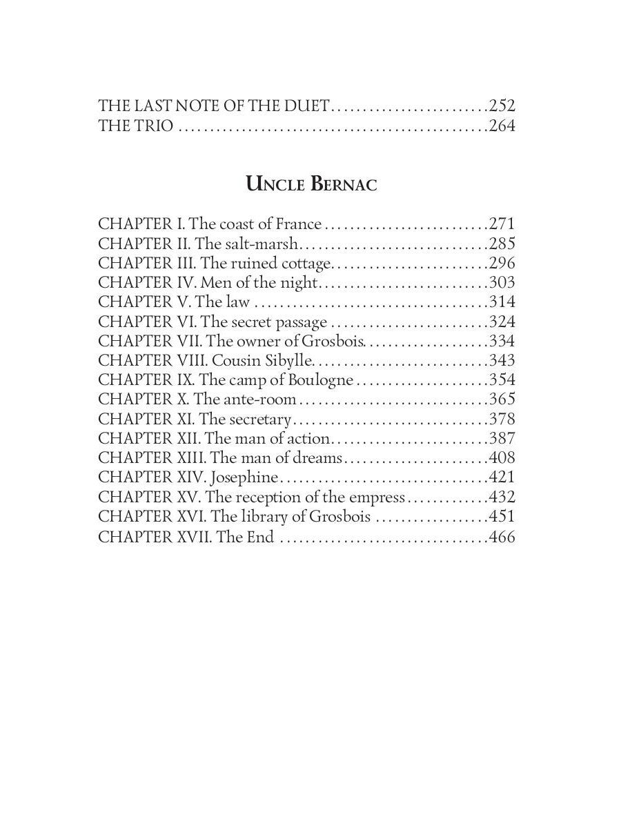 A Duet with an Occasional Chorus and Uncle Bernac = Дуэт в сопровождении случ...