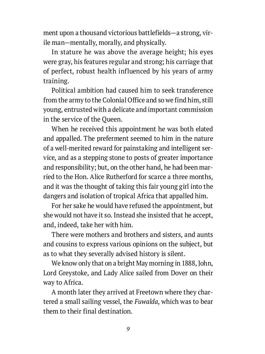 Tarzan of the Apes: на англ.яз