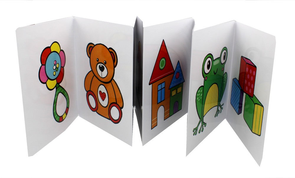 Развиваем зрение до 1 года: книжка-гармошка