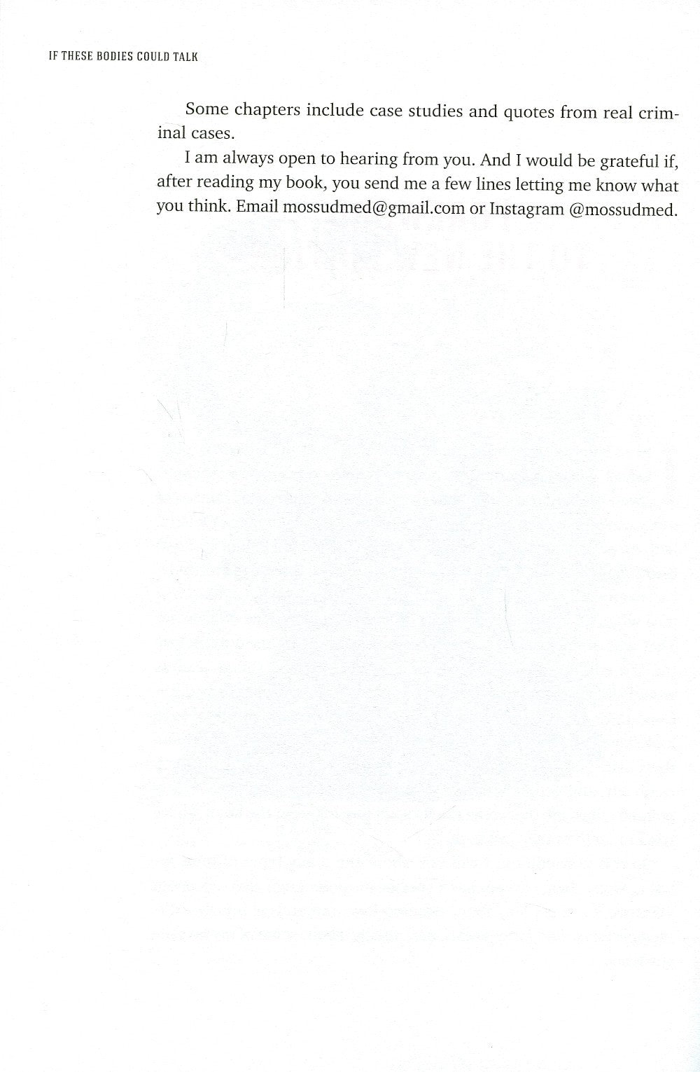 If These Bodies Could Talk: True Tales of a Medical Examiner