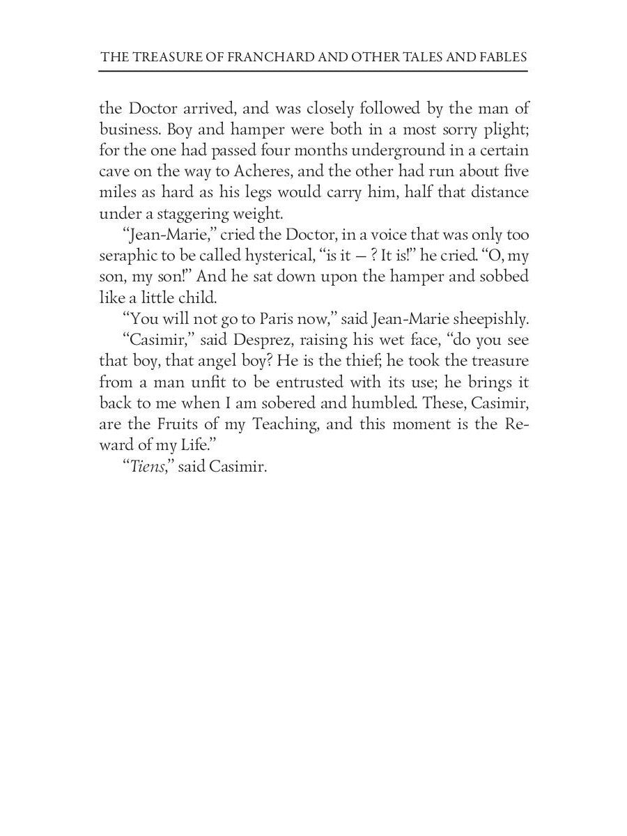 The Treasure of Franchard and Other Tales and Fables = Клад под развалинами Ф...