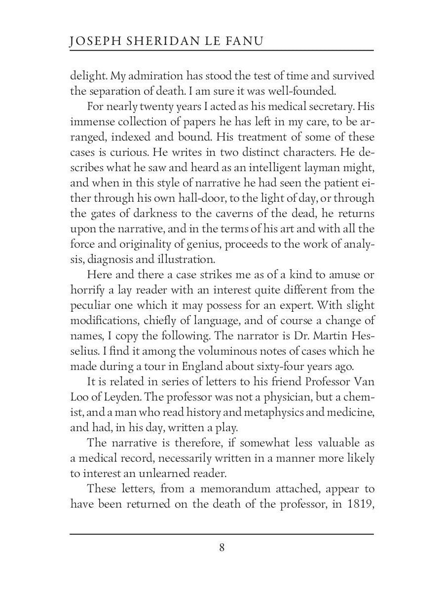 In a Glass Darkly 1. Green Tea, The Familiar _ Mr. Justice Harbottle = Сквозь...