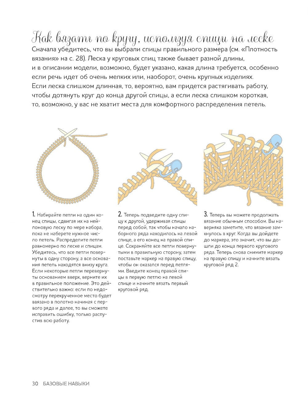 Вязание спицами. Курс для начинающих