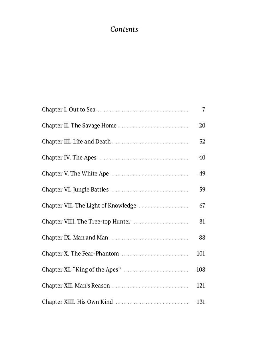 Tarzan of the Apes: на англ.яз