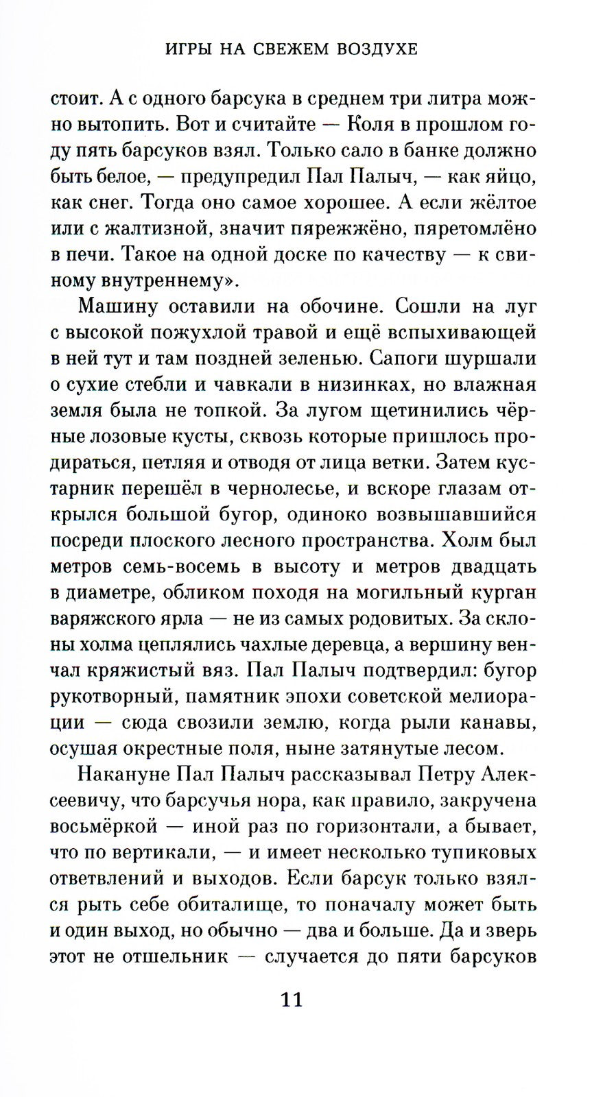 Игры на свежем воздухе: роман-четки