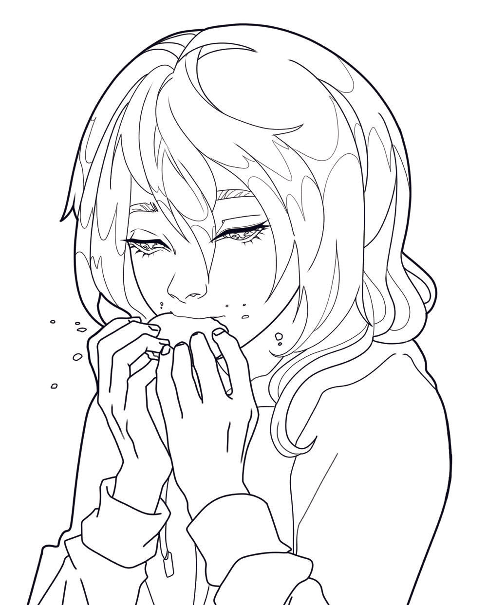 Зайчик. Раскраска